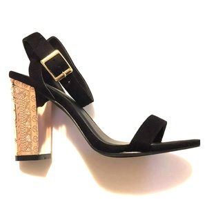 Charlotte Russe Womens Black High Heeled Shoes